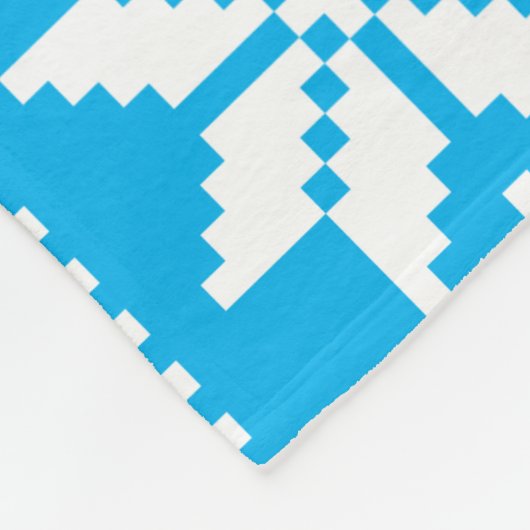 Merry Christmas pattern 1 Fleecedecke (Ecke)