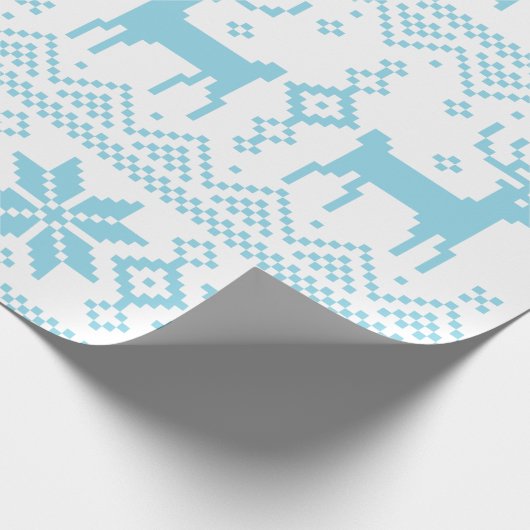 Merry Christmas pattern 1 Geschenkpapier (Ecke)