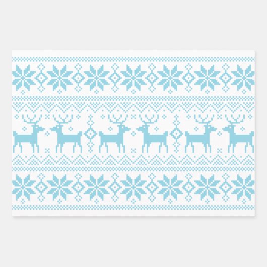 Merry Christmas pattern 1 Geschenkpapier Set (Vorderseite 2)