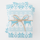 Merry Christmas pattern 1 Geschenkpapier Set (Beispiel)