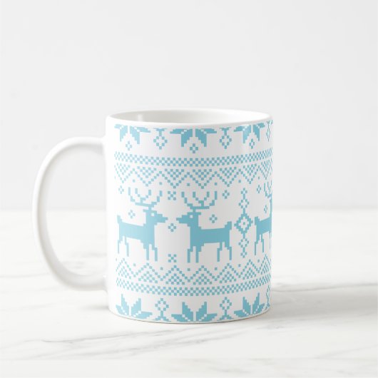 Merry Christmas pattern 1 Kaffeetasse (Links)