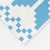 Merry Christmas pattern 2 Fleecedecke (Ecke)