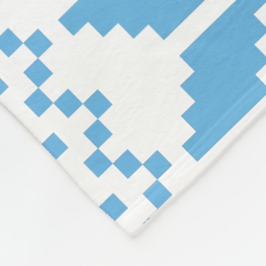 Merry Christmas pattern 2 Fleecedecke (Ecke)