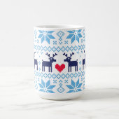 Merry Christmas pattern 2 Kaffeetasse (Mittel)