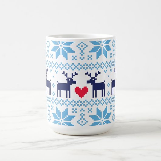 Merry Christmas pattern 2 Kaffeetasse (Mittel)