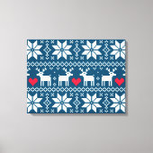 Merry Christmas pattern 2 Leinwanddruck (Vorderseite)