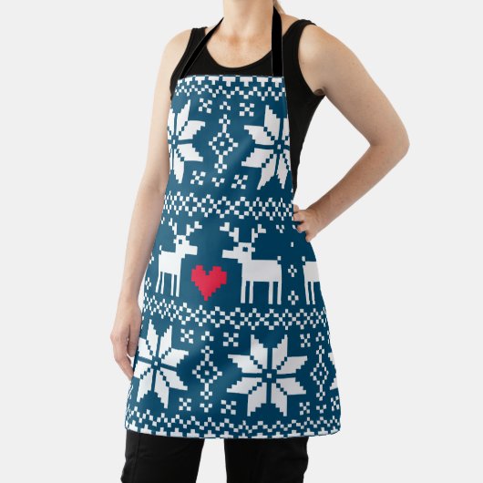 Merry Christmas pattern 2 Schürze (InSitu)