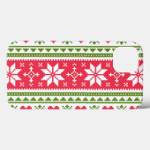 Merry Christmas pattern 3 Case-Mate iPhone Hülle (Rückseite (Horizontal))