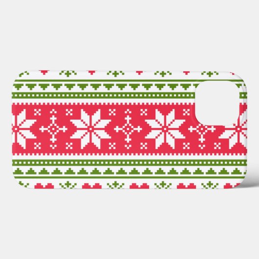 Merry Christmas pattern 3 Case-Mate iPhone Hülle (Rückseite (Horizontal))