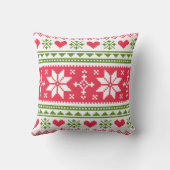 Merry Christmas pattern 3 Kissen (Rückseite)