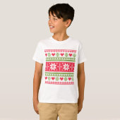 Merry Christmas pattern 3 T-Shirt (Vorne ganz)