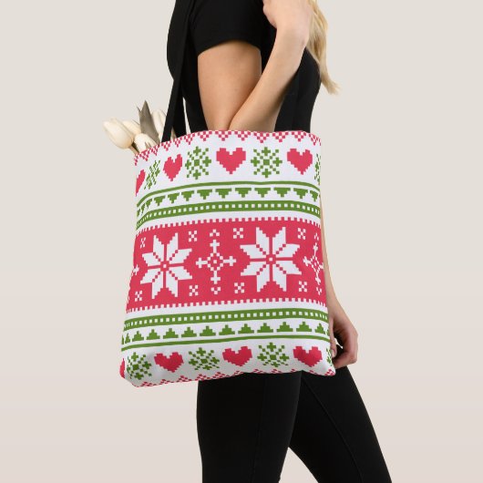 Merry Christmas pattern 3 Tasche (Von Nahem)