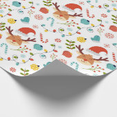 merry christmas pattern geschenkpapier (Ecke)
