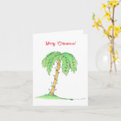 Merry Christmas Peace on Earth Greeting Card  Karte (Gelbe Blume)