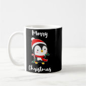Merry Christmas Penguin Kaffeetasse (Links)