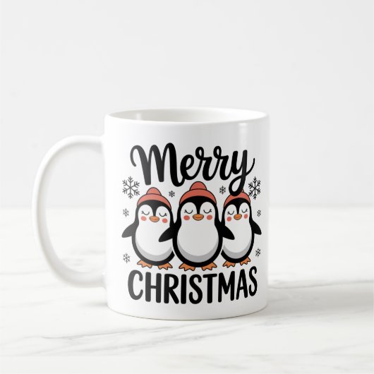 Merry Christmas Penguin Mug, Cute Holiday Coffee  Kaffeetasse (Links)