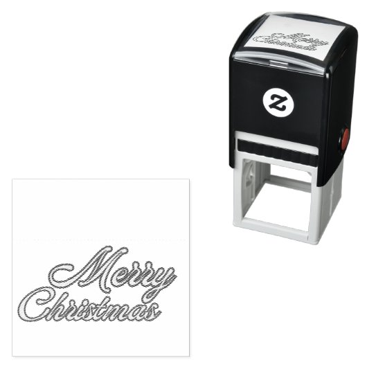 Merry Christmas Permastempel (Beispiel)