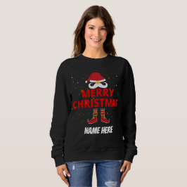 MERRY CHRISTMAS PERSONALISIERT SWEATSHIRT