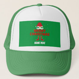 MERRY CHRISTMAS PERSONALISIERT TRUCKERKAPPE