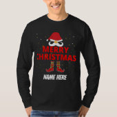 MERRY CHRISTMAS PERSONALISIERTER T - Shirt (Vorderseite)