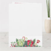 Merry Christmas Personalized Holiday Card Karte (Rückseite)