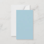 Merry Christmas Personalized Note Card | Red Bow Mitteilungskarte (Rückseite)