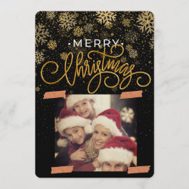 Merry Christmas Personalized Photo Holiday Einladung