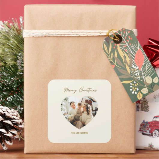 Merry Christmas Personalized Sticker (Feiertag)