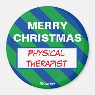 MERRY CHRISTMAS Physiotherapeut-Magnet Magnet