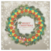Merry Christmas Pickleball 1 Custom Fabric Stoff (Muster)
