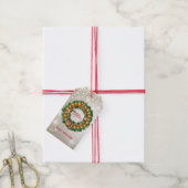 Merry Christmas Pickleball 1 Optionen Geschenktast Geschenkanhänger (Mit Garn)