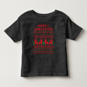 MERRY CHRISTMAS PIXEL ART STYLE T - Shirt (Vorderseite)