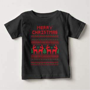 MERRY CHRISTMAS PIXEL ART STYLE T - Shirt