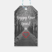 Merry Christmas pixelart, Pixel Art Geschenkanhänger (Rückseite)