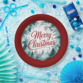 Merry Christmas Plate Pappteller (Party)
