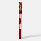 Merry Christmas Poinsettia iPhone Cases (Rückseite / Rechts)