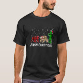 Merry Christmas Polar Bear Animals Leopard Buffalo T-Shirt (Vorderseite)