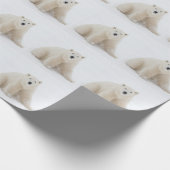 MERRY CHRISTMAS POLAR BEAR GESCHENKPAPIER (Ecke)