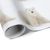 MERRY CHRISTMAS POLAR BEAR GESCHENKPAPIER (Rolleneckpunkt)