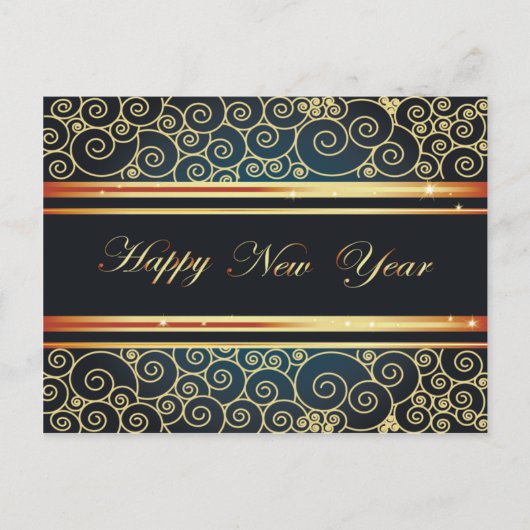 Merry Christmas Postcard Feiertagspostkarte (Vorderseite)