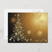 Merry Christmas Postcard Feiertagspostkarte (Vorne/Hinten)