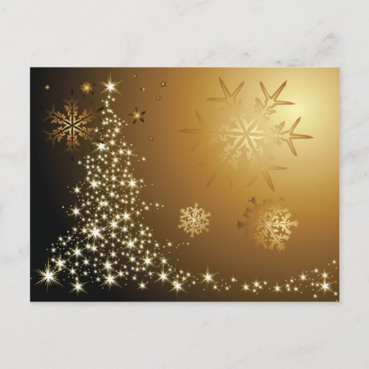 Merry Christmas Postcard Feiertagspostkarte (Vorderseite)