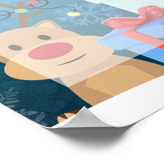 MERRY CHRISTMAS POSTER (Ecke)