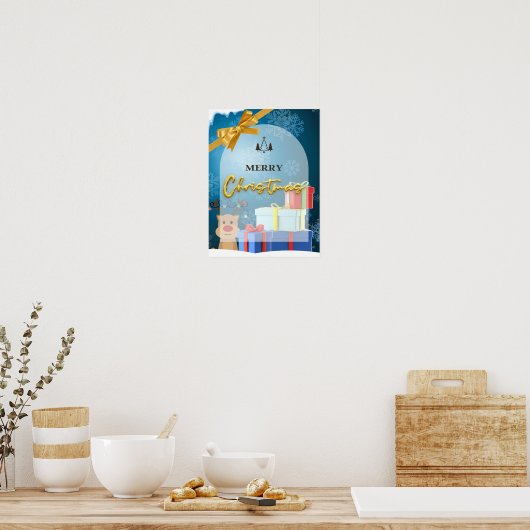 MERRY CHRISTMAS POSTER (Küche)