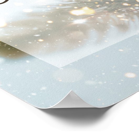 MERRY CHRISTMAS POSTER (Ecke)