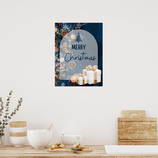 MERRY CHRISTMAS POSTER (Küche)