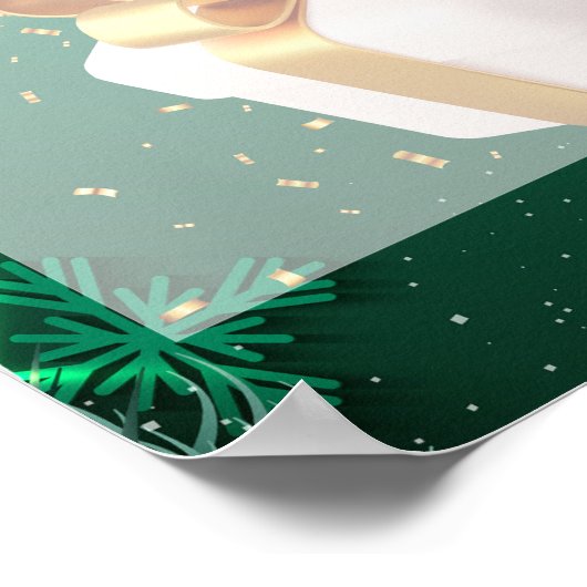 MERRY CHRISTMAS POSTER (Ecke)