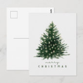 merry christmas postkarte (Vorne/Hinten)