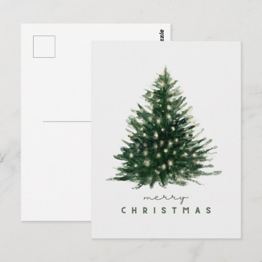 merry christmas postkarte (Vorne/Hinten)