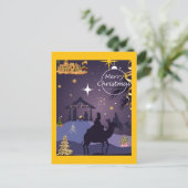Merry Christmas. Postkarte (Stehend Vorderseite)